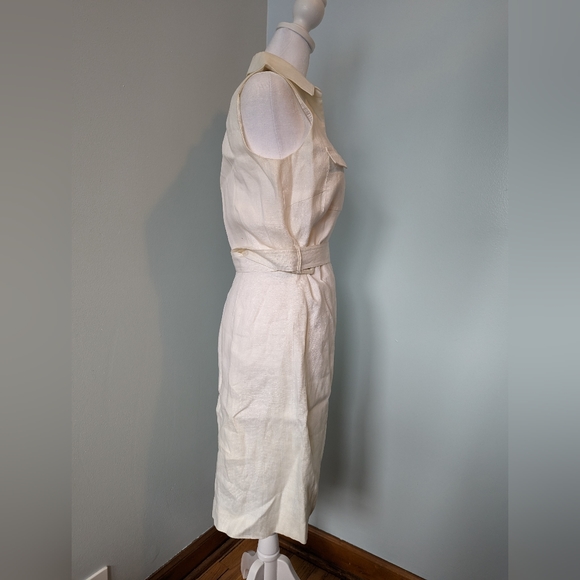 Brooks Brothers 346 Belted Linen Dress - Picture 6 of 10